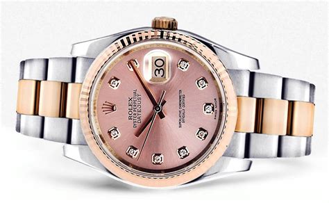 rolex datejyst red gold|36mm Rolex Datejust rose gold.